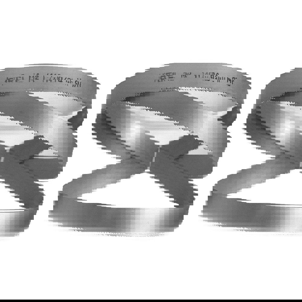 Welded Band Saw Blades; Blade Length (Feet): 13' 6 ; Blade Width (Inch): 1-1/4in ; Teeth Per Inch: 6-10 ; Blade Material: Bi-Metal ; Tooth Material: M42 High Speed Steel ; Tooth Form: Straight