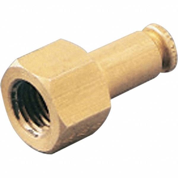 Pneumatic Press-On Swivel Fitting: 1/4