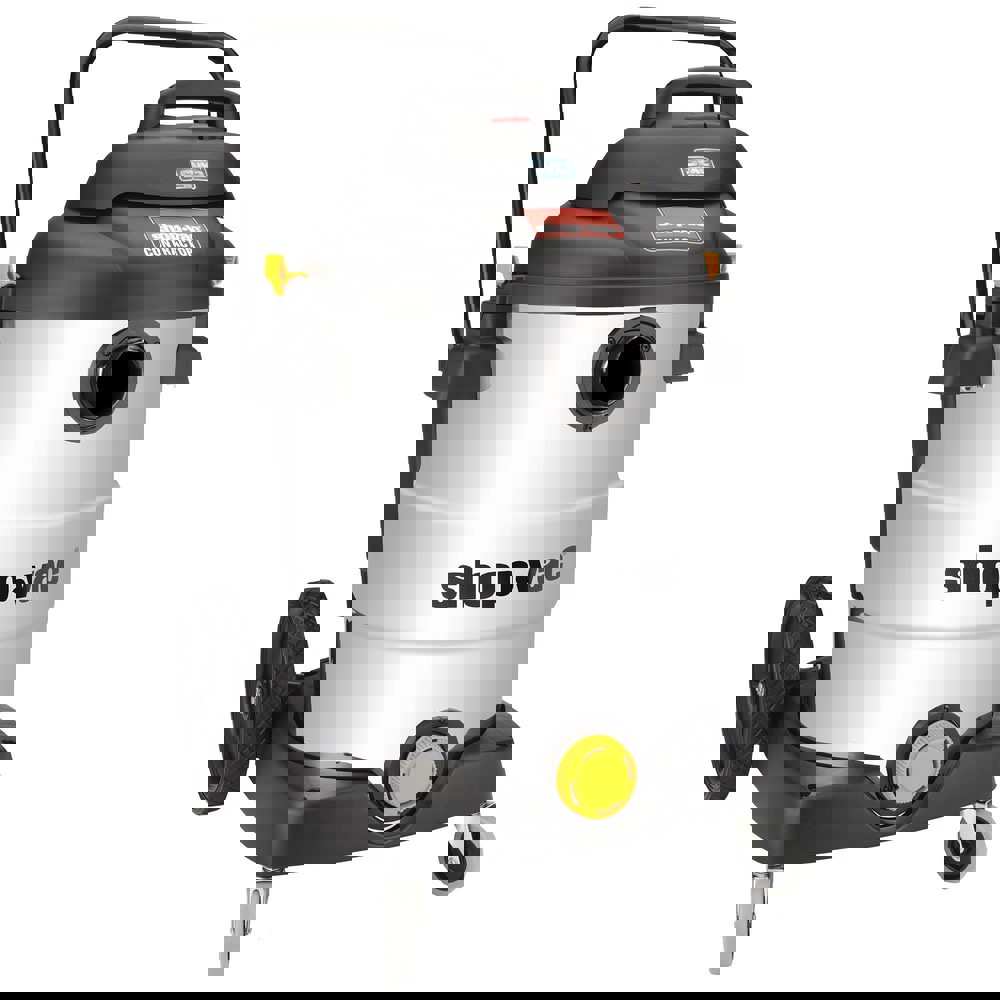 Wet/Dry Vacuum: Electric, 16 gal, 6.5 hp, 12 A