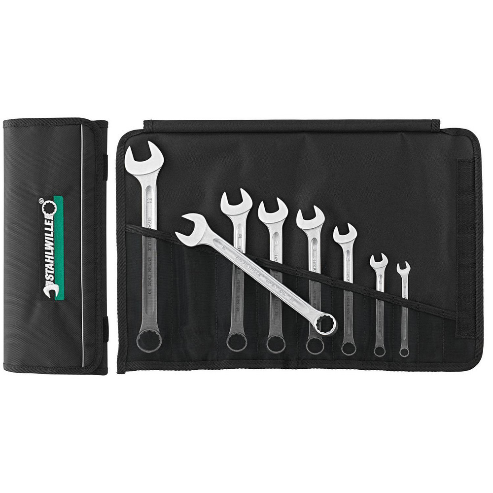 Wrench Sets; System Of Measurement: Metric ; Container Type: Roll; Wallet ; Wrench Size: 6 to 32 mm ; Material: Alloy Steel; Chrome ; Overall Length: 14.3701 in ; Non-sparking: No