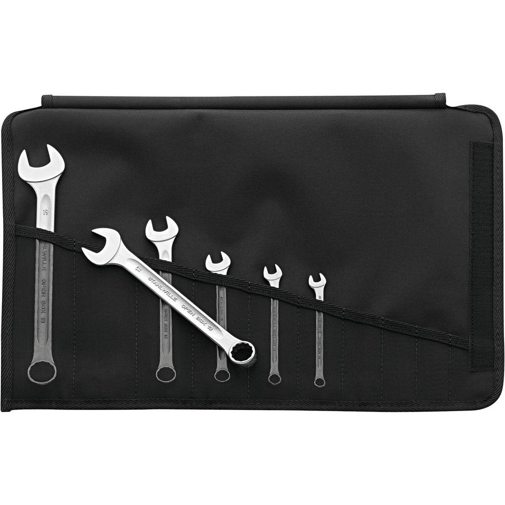 Wrench Sets; System Of Measurement: Metric ; Container Type: Clip ; Wrench Size: 7 to 19 mm ; Material: Alloy Steel; Chrome ; Overall Length: 11.8111 in ; Non-sparking: No