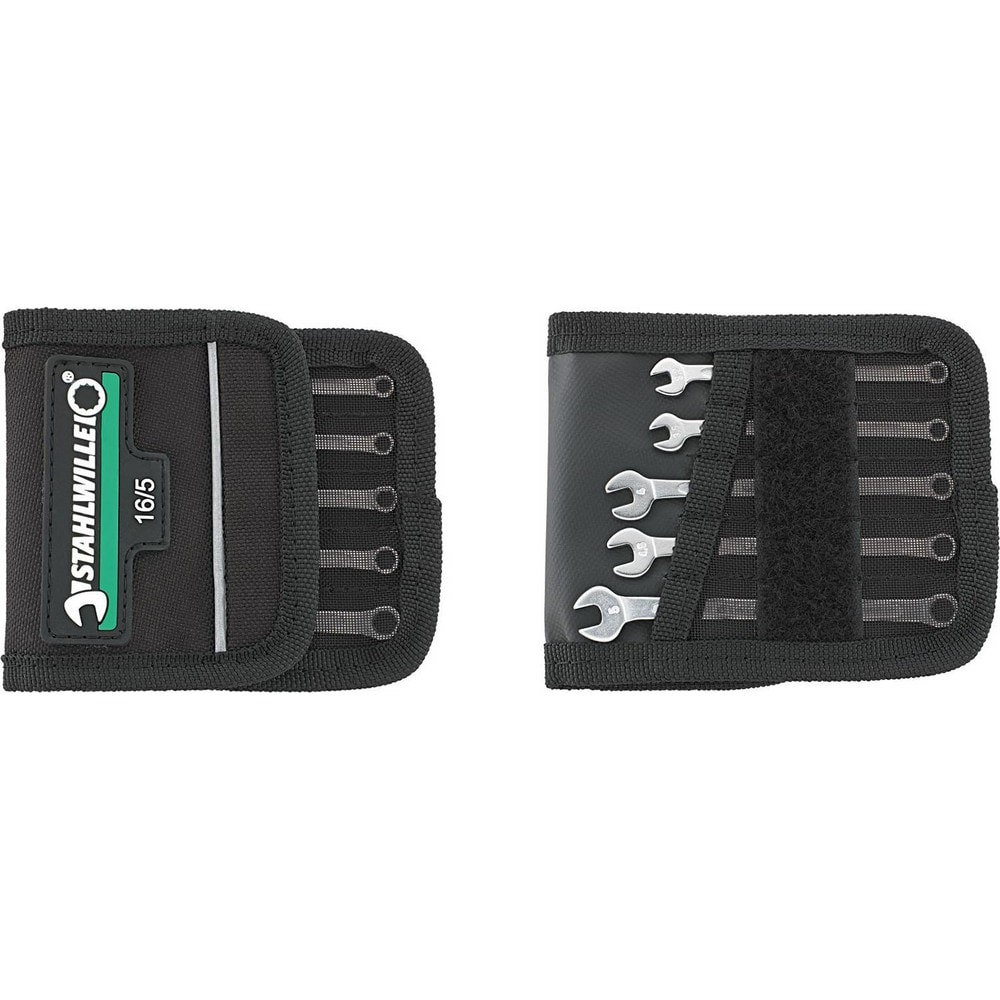 Wrench Sets; System Of Measurement: Metric ; Container Type: Wallet ; Wrench Size: 3.2 to 5 mm ; Material: Alloy Steel; Chrome ; Overall Length: 4.1733 in ; Non-sparking: No