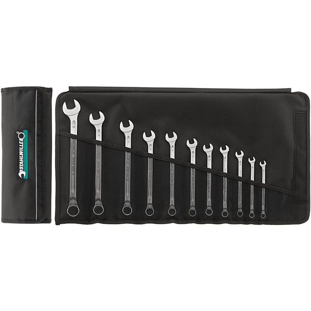 Wrench Sets; System Of Measurement: Metric ; Container Type: Plastic Tray ; Wrench Size: 8 to 19 mm ; Material: Alloy Steel; Chrome ; Overall Length: 16.1418 in ; Non-sparking: No
