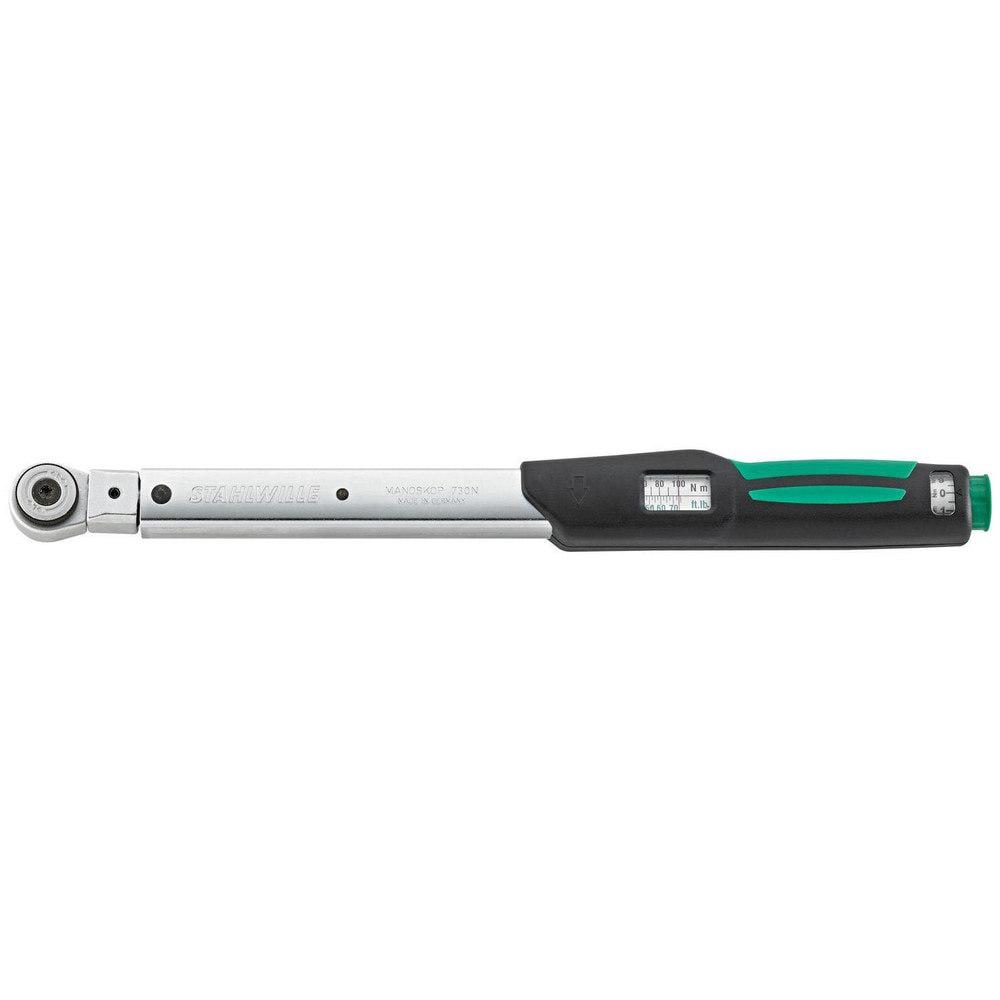 Torque Wrenches; Wrench Type: Quick Release ; Torque Measurement Type: Foot Pound; Nm ; Head Type: Fixed; Reversible Ratcheting ; Head Shape: Round ; Insulated: No ; Dual Scale: Yes