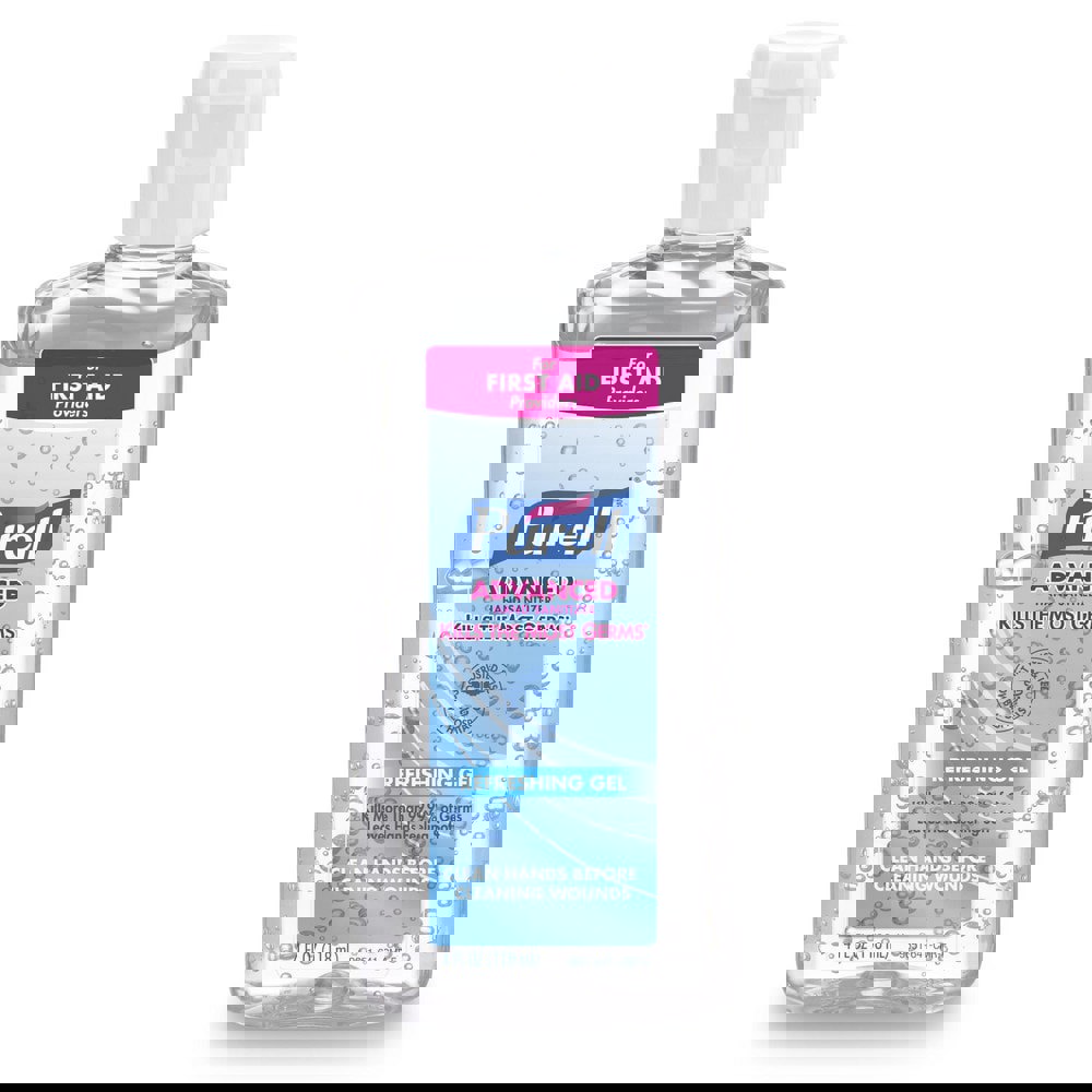 Hand Sanitizer: Gel, 4 oz, Squeeze Bottle