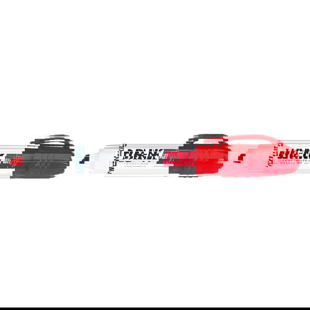 Permanent ink marker with medium chisel tip