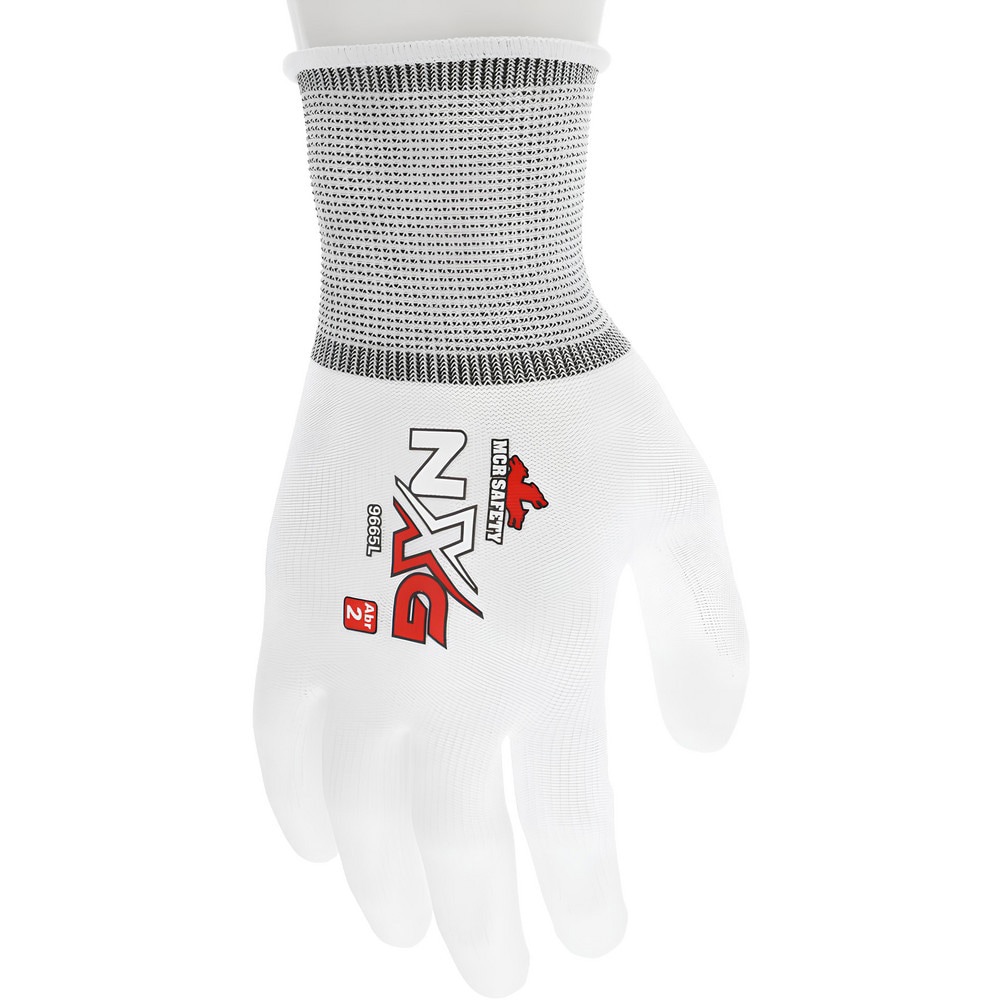 Work Gloves: Memphis 9665, Size X-Small, Polyurethane-Coated Nylon, General Purpose