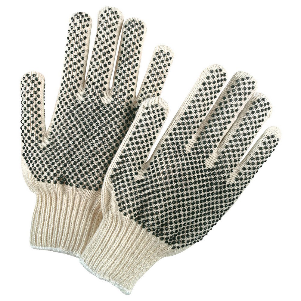 Work Gloves: Memphis 9668, Size Small, PVC-Coated Cotton & Polyester, General Purpose