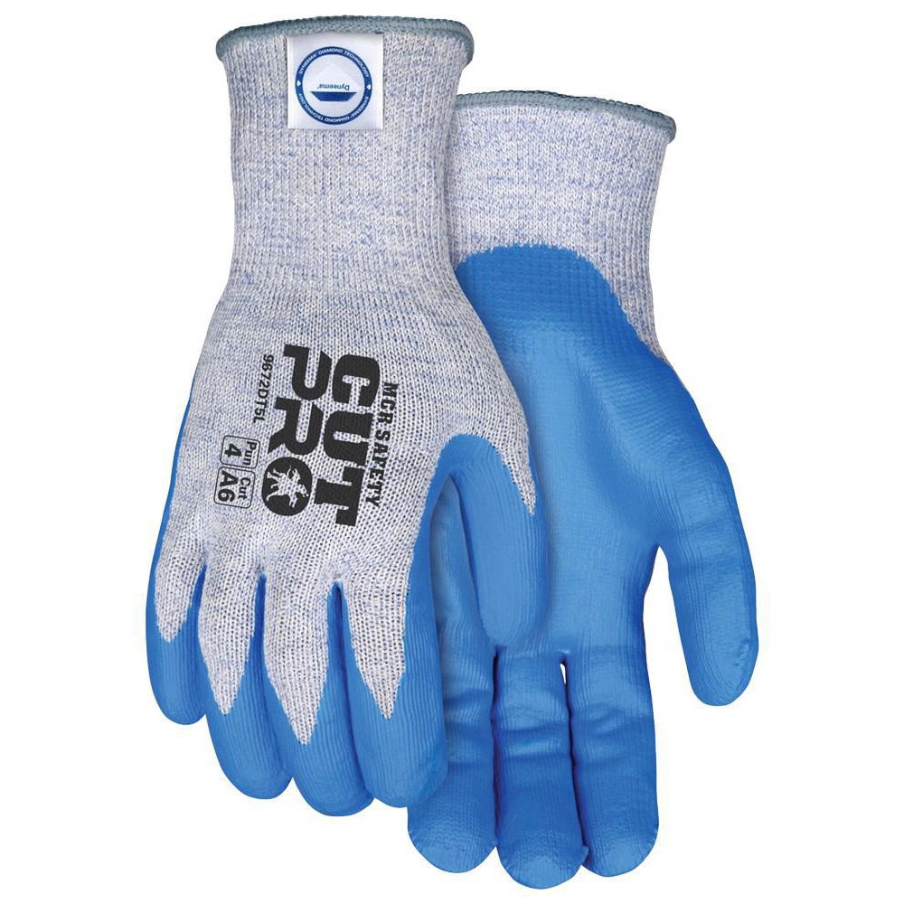 Cut & Puncture-Resistant Gloves: Size X-Large, ANSI Cut A6, ANSI Puncture 4, Nitrile, Series 9672DT5