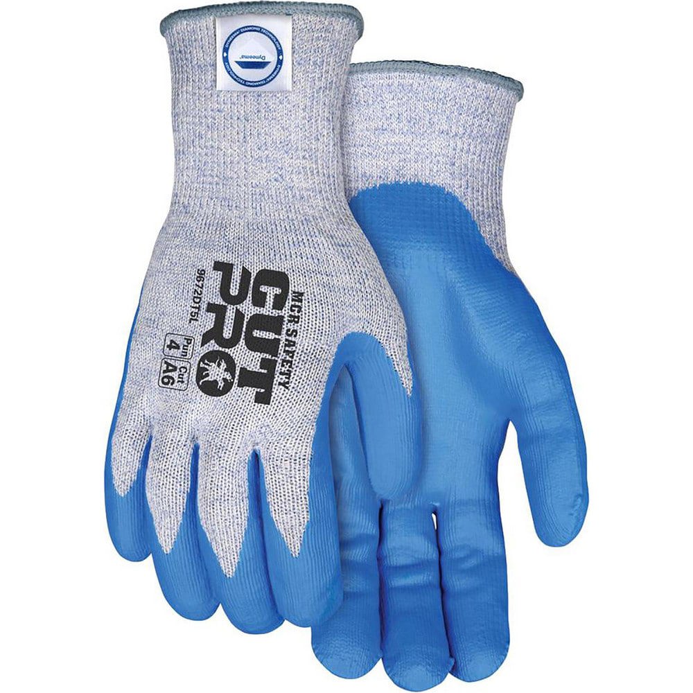 Cut & Puncture-Resistant Gloves: Memphis 9672DT5, Size 2X-Large, ANSI Cut A6, ANSI Puncture 3, Dyneema Lined, Dyneema
