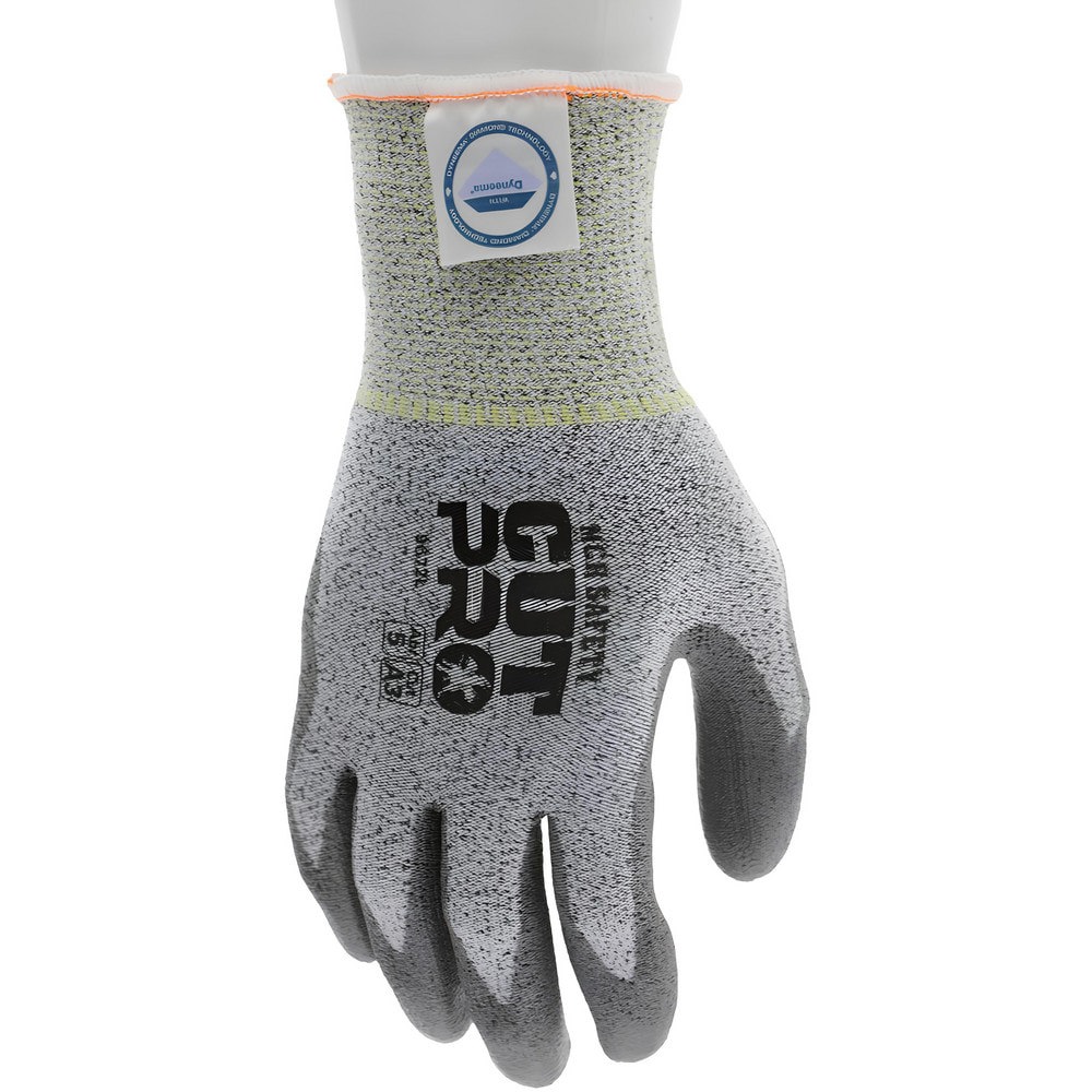 Cut, Puncture & Abrasion-Resistant Gloves: Memphis 9672, Size Small, ANSI Cut A3, ANSI Puncture 3, Polyurethane, Dyneema