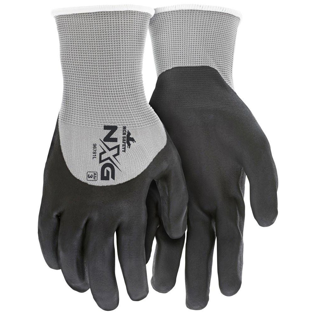 Work Gloves: Memphis 96781, Size X-Small, Nylon Lined, General Purpose