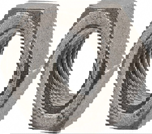 Hex Nut: 1-1/8 - 7, Grade 5 Steel, Uncoated