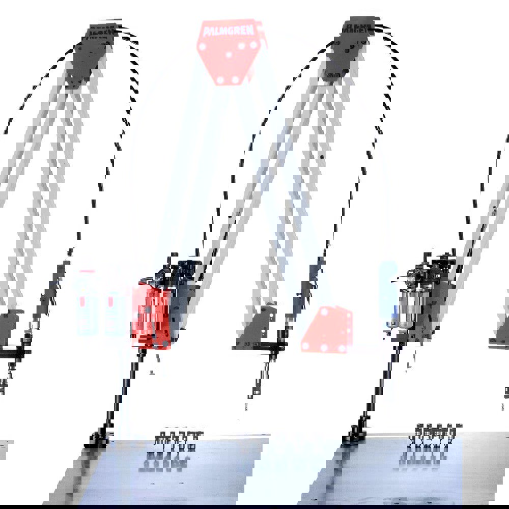 Pneumatic Tapping Arms; Maximum Tapping Capacity in Aluminum (Inch): 1/2 ; Maximum Tapping Capacity in Mild Steel (Inch): 3/8 ; Arm Reach (Inch): 62 ; Speed (RPM): 700.00 ; Tooling Style: WES1 ; UNSPSC Code: 23242116