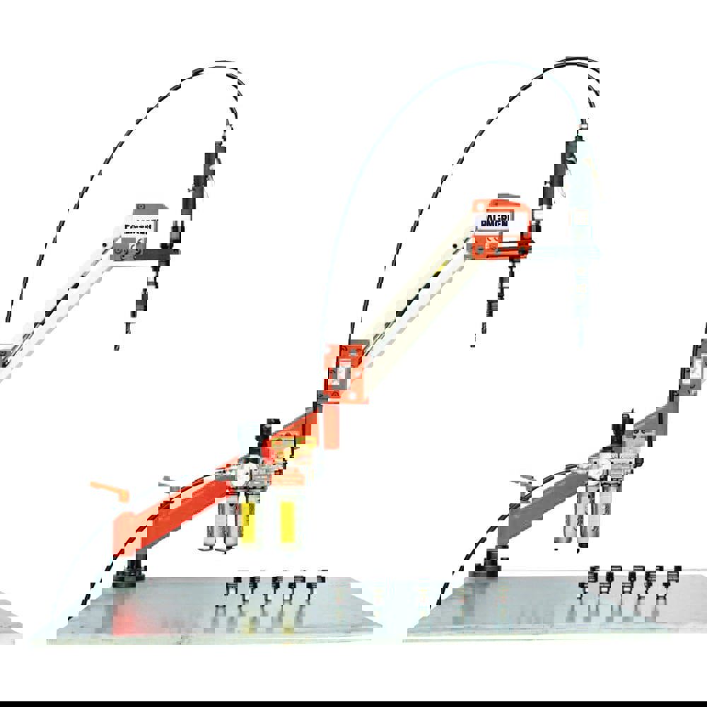 Pneumatic Tapping Arms; Maximum Tapping Capacity in Aluminum (Inch): 9/16 ; Maximum Tapping Capacity in Mild Steel (Inch): 1/2 ; Arm Reach (Inch): 37 ; Speed (RPM): 400.00 ; Tooling Style: WES1 ; UNSPSC Code: 23242116
