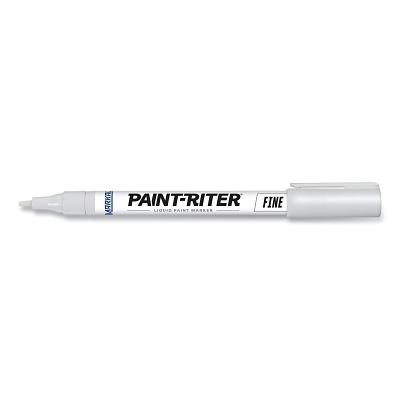 Liquid paint markers for fine line marking
