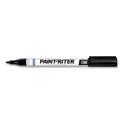 Liquid paint markers for fine line marking