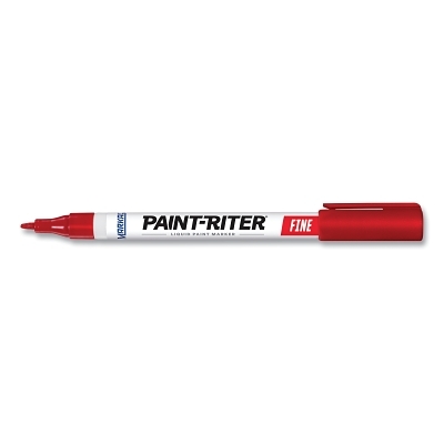 Liquid paint markers for fine line marking