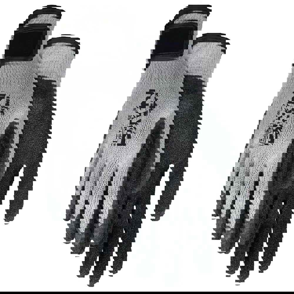 General Purpose Work Gloves: Large, Latex Coated, Cotton Blend