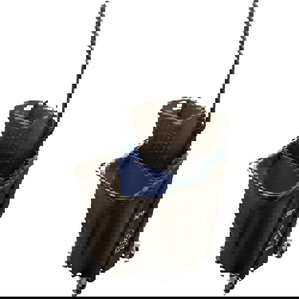 Mop Buckets & Wringers; Connection Type: None ; Mop Capacity: 35 ; Handle Material: Ergonomic Dual Component ; Color: Brown