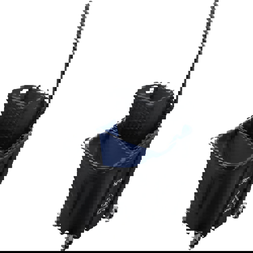 Mop Buckets & Wringers; Connection Type: None ; Mop Capacity: 35 ; Handle Material: Ergonomic Dual Component ; Color: Black