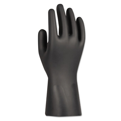 Disposable Glove: Size Medium, 6.0 mil, Nitrile Coated, Nitrile, Food Grade, Powder-Free, Biodegradable
