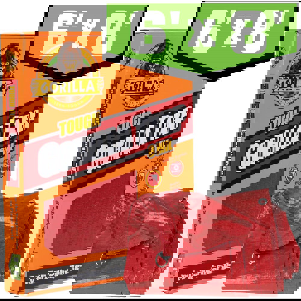 Tarps & Dust Covers; Material: Polyethylene ; Shape: Rectangle ; Length (Feet): 8 ; Width (Feet): 6 ; Width (Inch): 72in ; Grommet: Yes