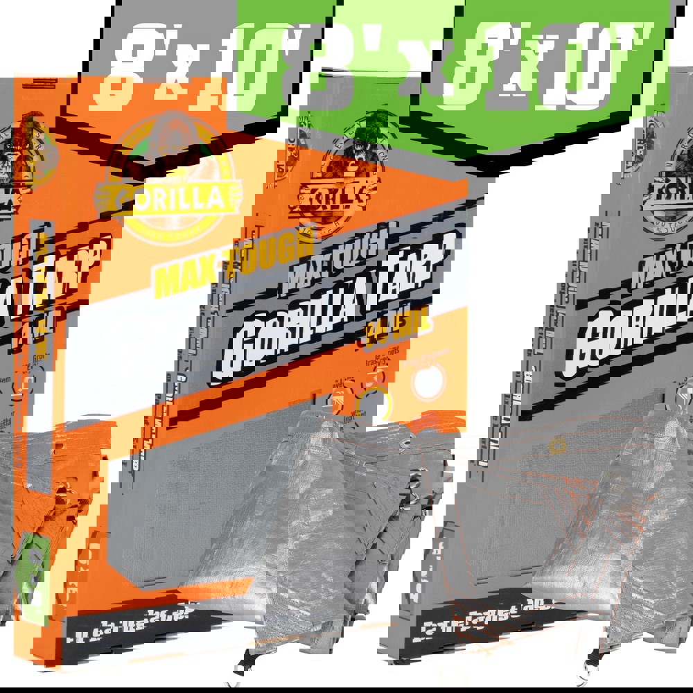 Tarps & Dust Covers; Material: Polyethylene ; Shape: Rectangle ; Length (Feet): 10 ; Width (Feet): 8 ; Width (Inch): 96in ; Grommet: Yes