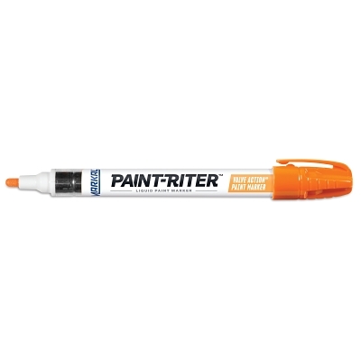 Liquid Paint Marker: Fluorescent Orange, Alcohol Base, Bullet Tip