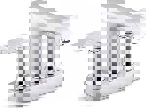 Two Handle Centerset Bathroom Sink Faucet in Polished Chrome