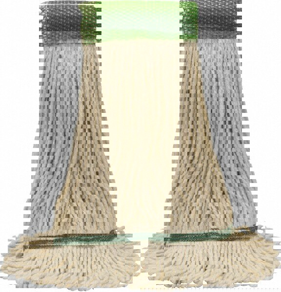 Wet Mop Loop: Medium, White Mop, Cotton & Synthetic