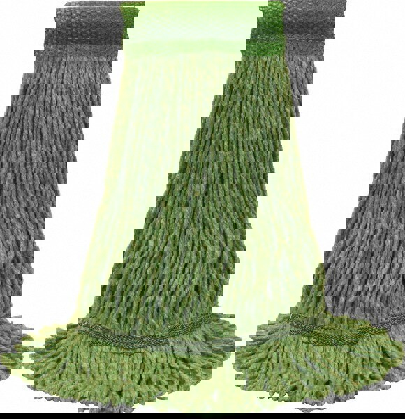 Wet Mop Loop: Medium, Green Mop, Cotton & Synthetic