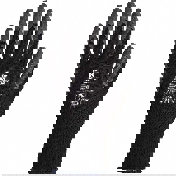 General Purpose Work Gloves: Large, Latex Coated, Latex Coated, Poly & Cotton