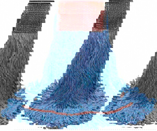 Wet Mop Loop: X-Large, Blue Mop, Rayon & Synthetic