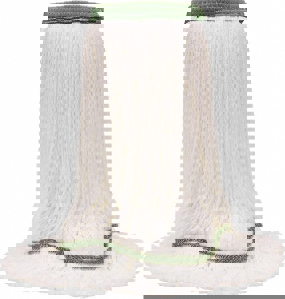 Wet Mop Loop: Side Loading, Medium, White Mop, Nylon
