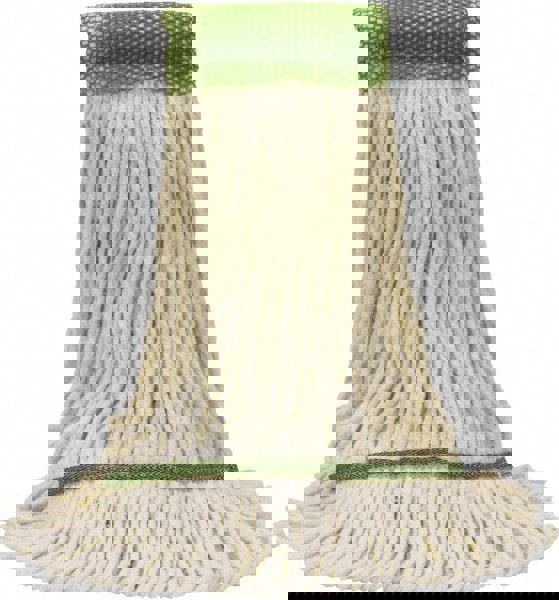 Wet Mop Loop: Medium, White Mop, Rayon & Synthetic