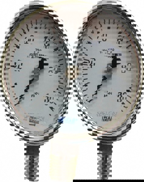 Pressure Gauge: 2-1/2