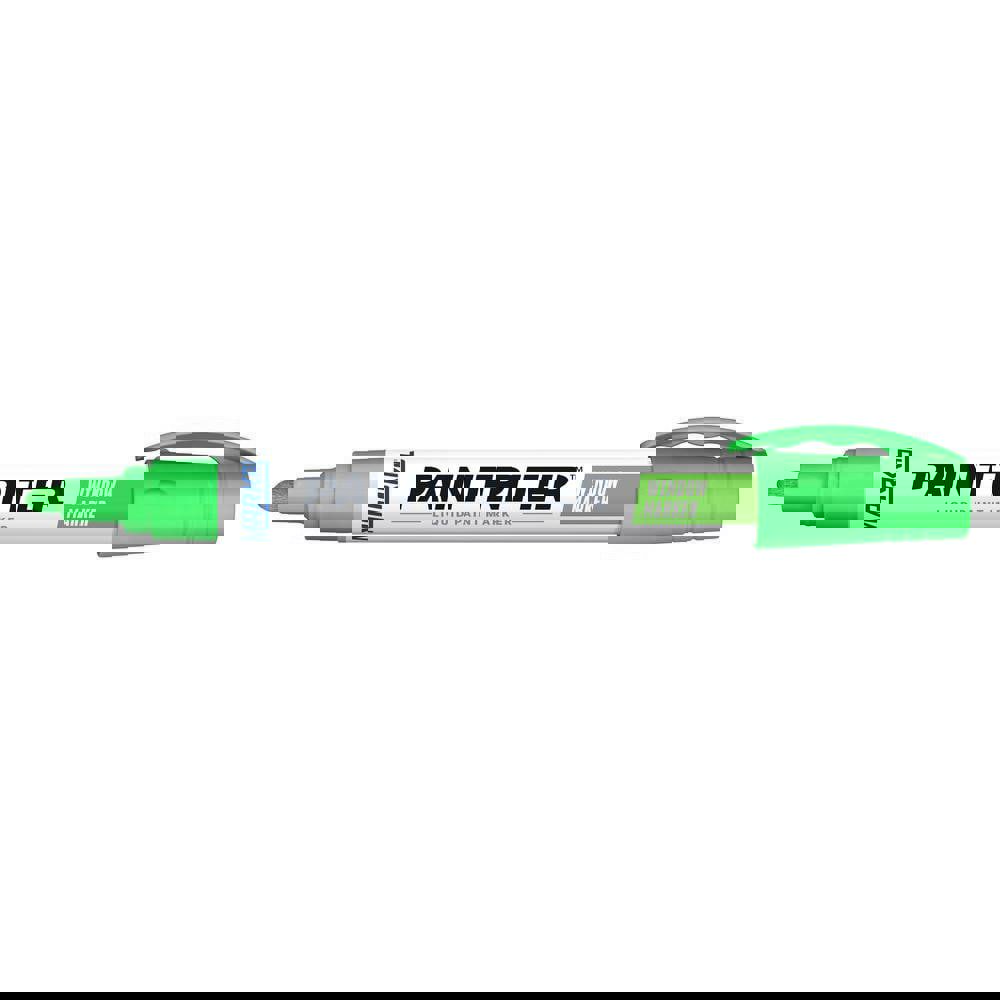 Liquid paint marker creates bright marks that are easily removed with water