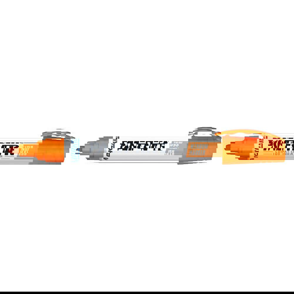 Liquid paint marker creates bright marks that are easily removed with water