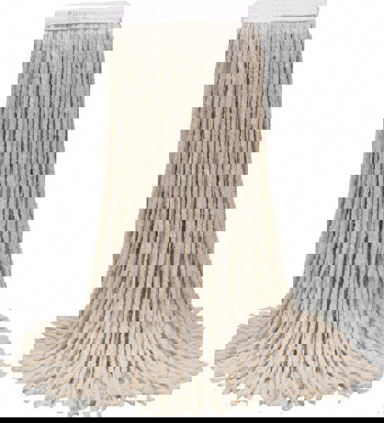 Wet Mop Cut: Side Loading, Small, White Mop, Cotton