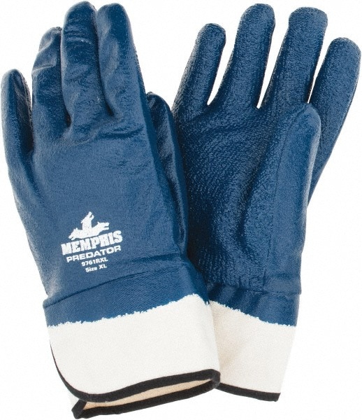 Cut, Puncture & Abrasion-Resistant Gloves: Predator 9761R, Size X-Large, ANSI Cut A3, ANSI Puncture 3, Nitrile, Jersey