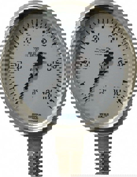 Pressure Gauge: 2-1/2