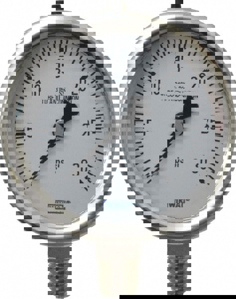 Pressure Gauge: 2-1/2