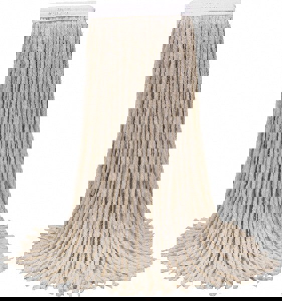 Wet Mop Cut: Side Loading, X-Small, White Mop, Cotton