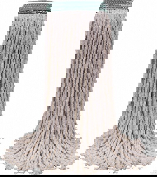 Wet Mop Cut: Side Loading, Large, White Mop, Cotton