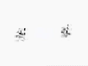 Double Robe Hook in Polished Chrome