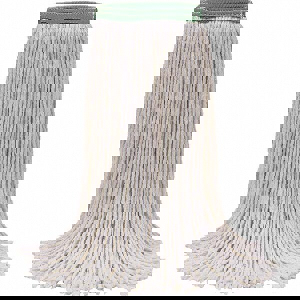 Wet Mop Cut: Side Loading, X-Small, White Mop, Rayon & Synthetic