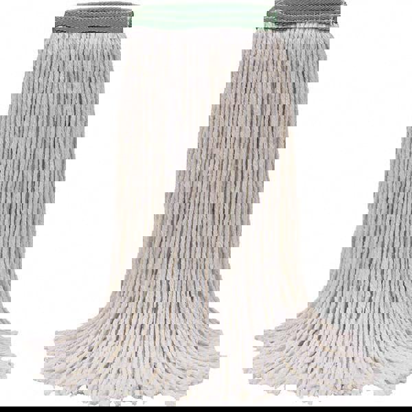 Wet Mop Cut: Side Loading, Medium, White Mop, Rayon & Synthetic