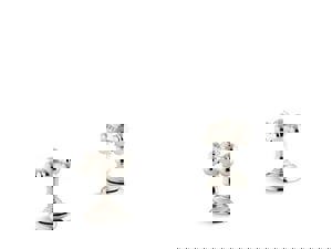 Bathroom Sink Cross Handle in Vibrant Polished Nickel