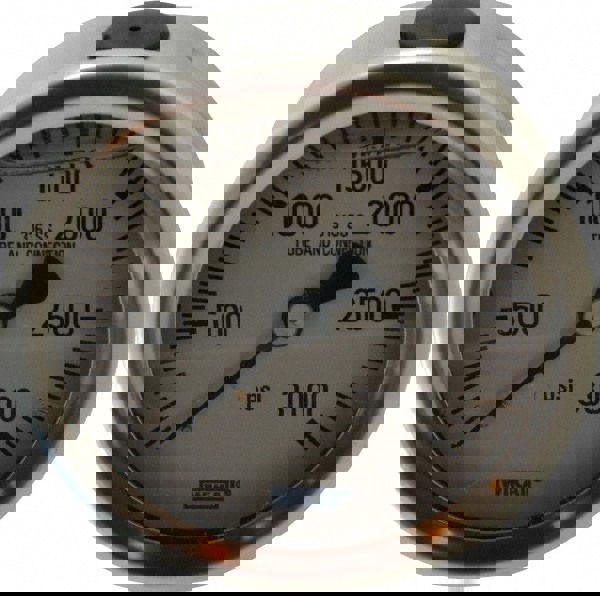 Pressure Gauge: 2-1/2